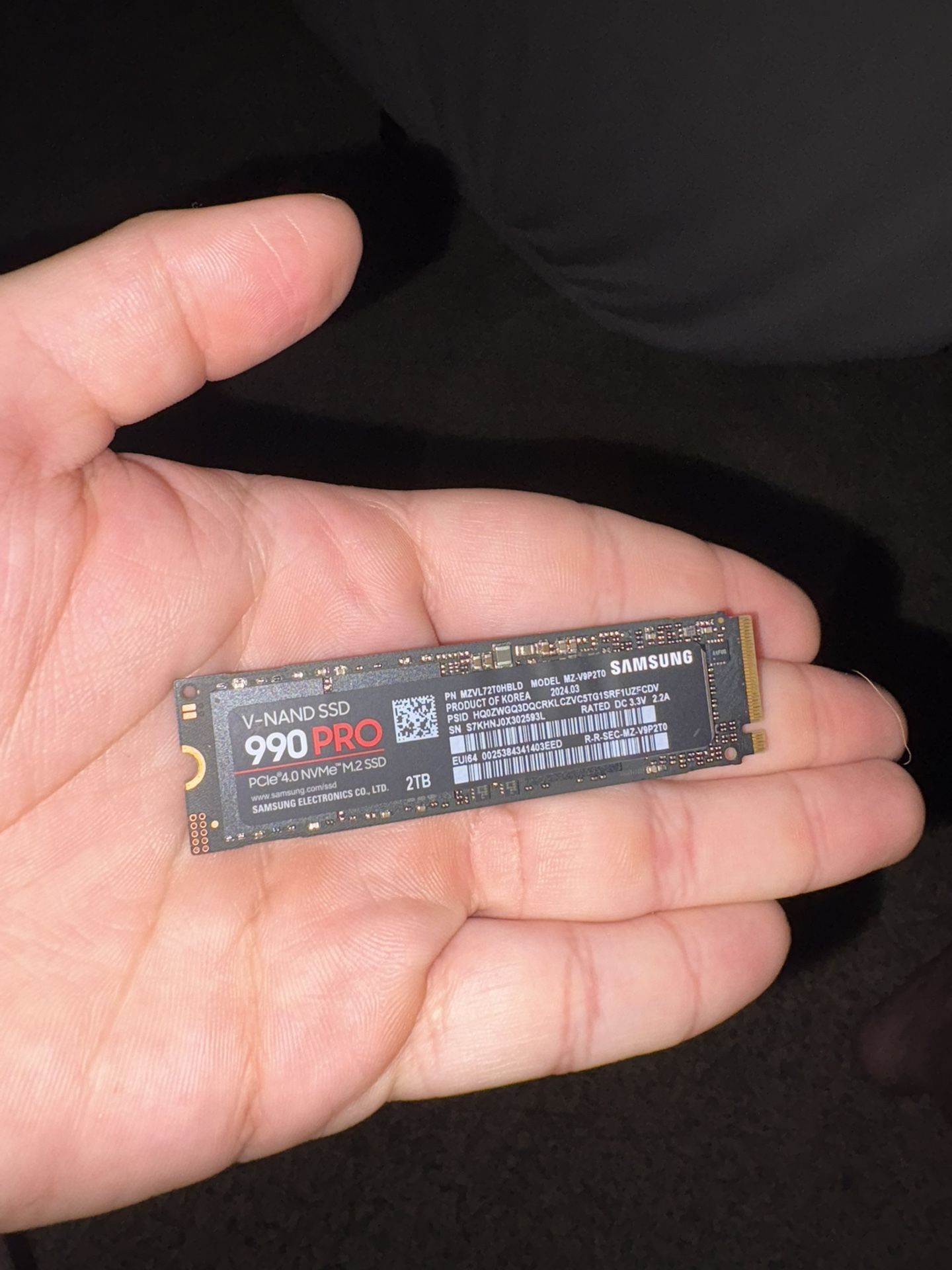 Samsung 990 PRO SSD NVMe M.2 PCIe Gen4, M.2