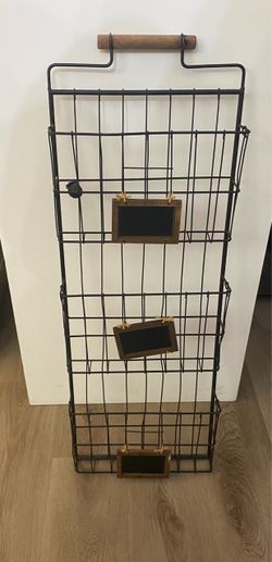 Black Mail holder baskets. 3 in 1!!