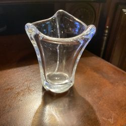 Heavy Glass Crystal Shot Glass Antique