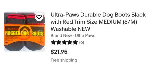 ULTRA PAWS RUGGED DOG BOOTS