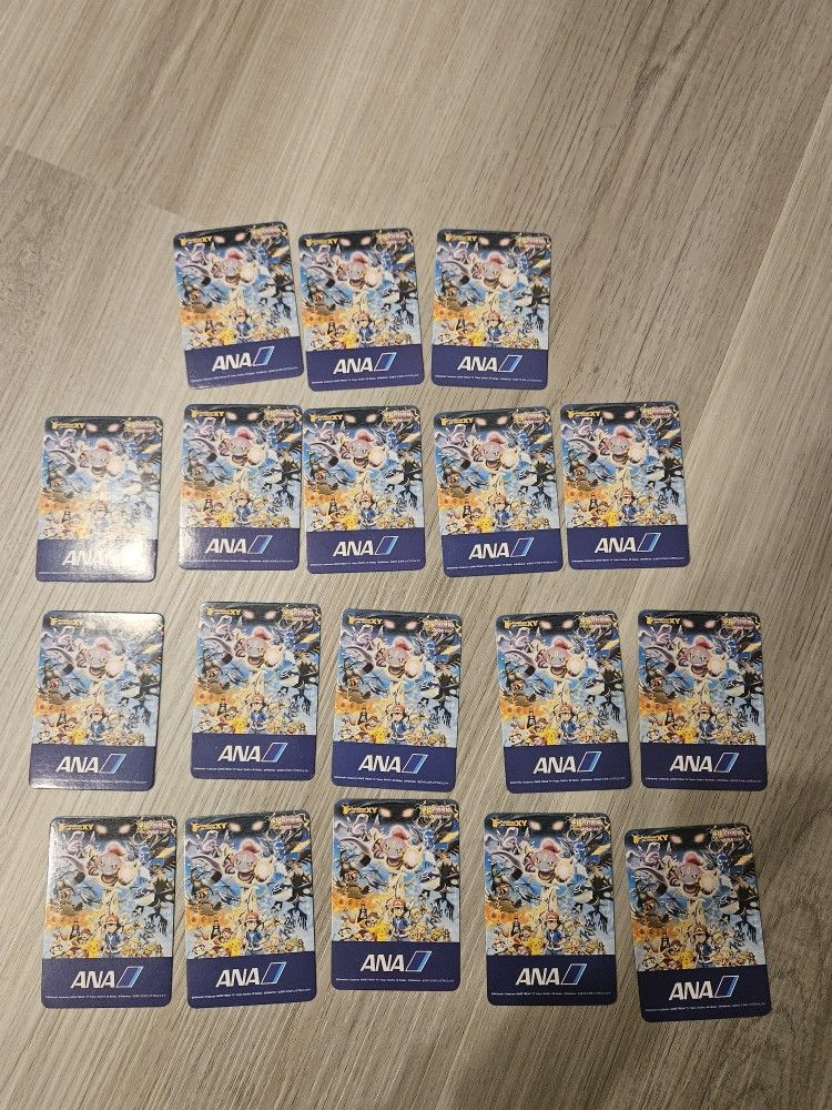 ana airlines pokemon cards Pokmon Special '99 Version Set of 4 Pikachu, Articuno, Zapdos, Moltres 4 (Used) 882046695| magi -TCG Marketplace- Flying Pikachu [Ana-Plane on Left]
