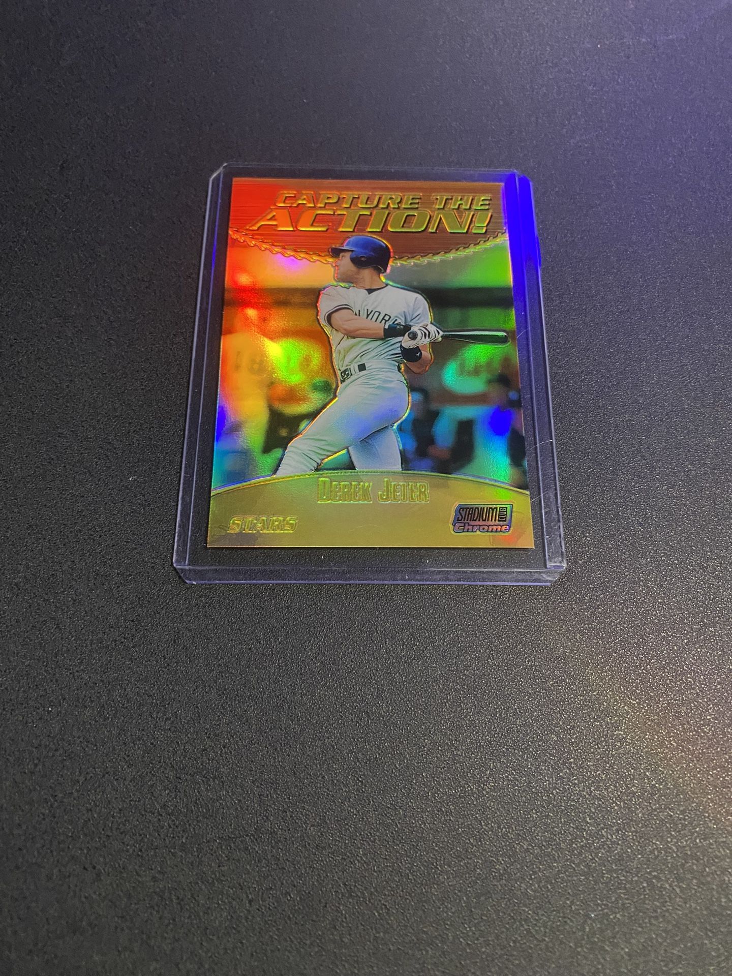 Derek Jeter Capture The Action Refractor