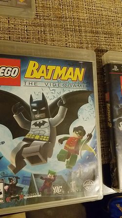 Lego Batman the video game and lego batman 2