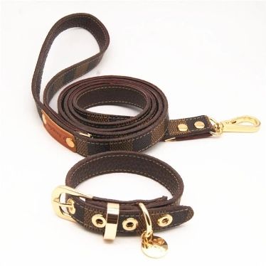 Luxury Dog Collar And Leash Set