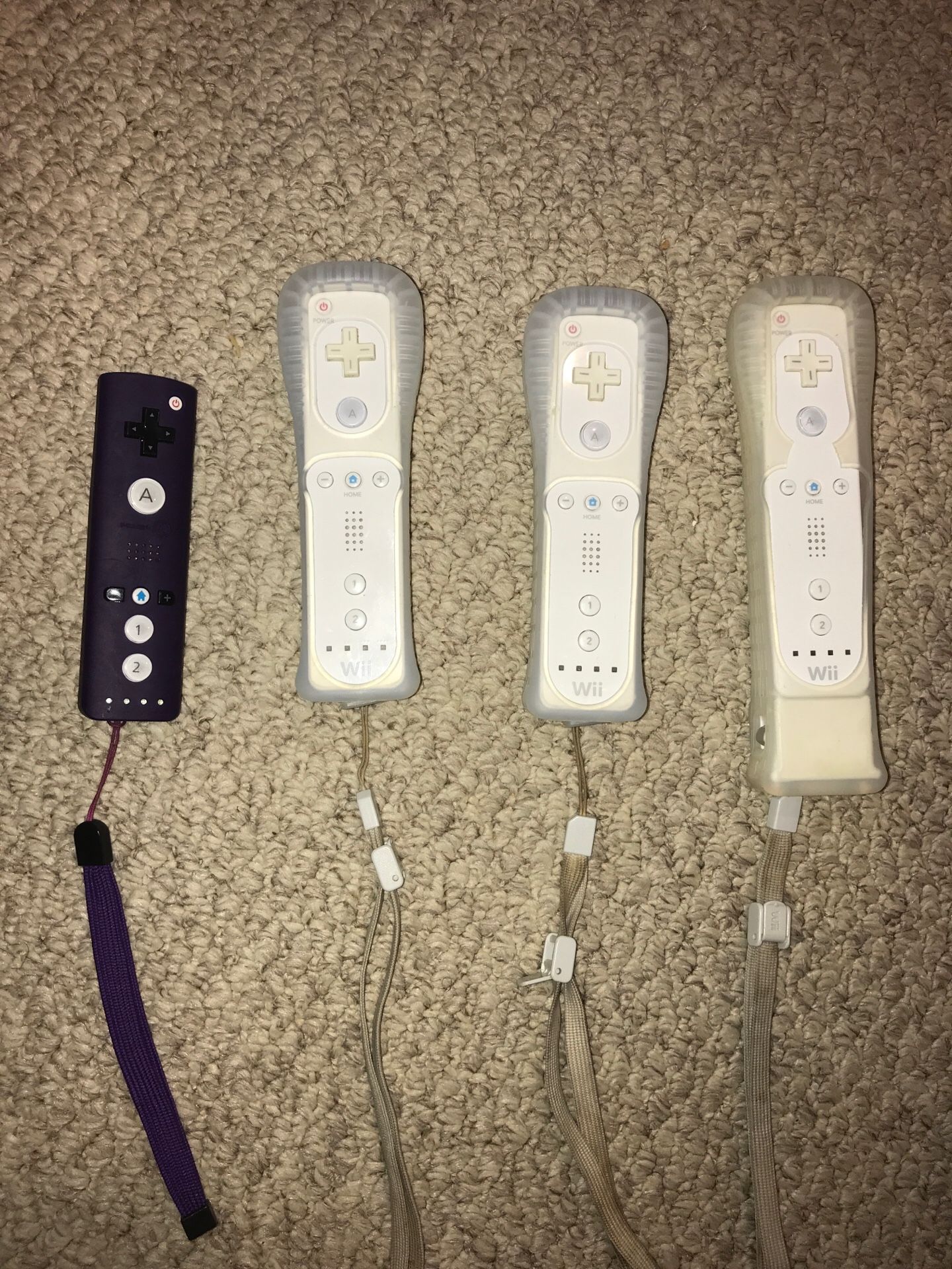 Wii remotes