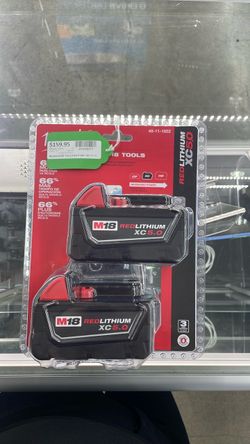 Milwaukee M18 RedLithium XC5.0 Battery 2-Pack