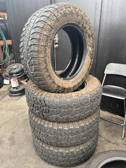 Set 295/65/20 Lt patriot rugged terrain