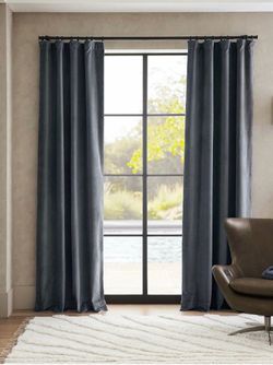 Pottery Barn Velvet Blackout Curtain Panels