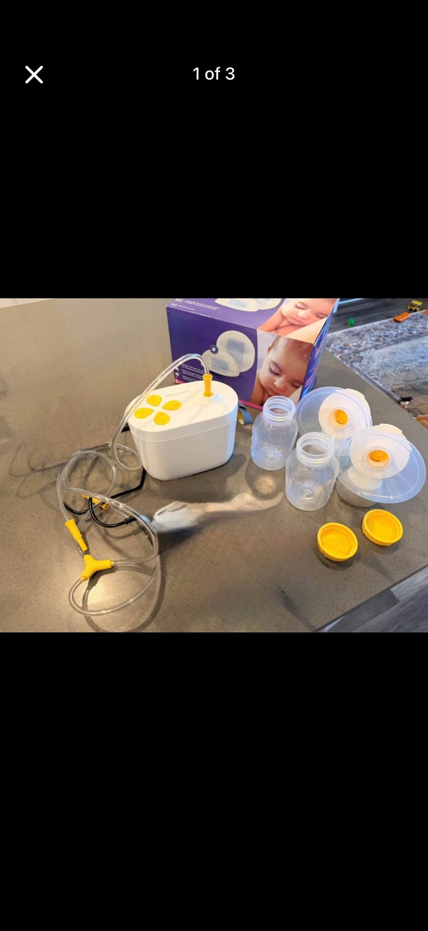 Breast Pump, Drying Pads, Milk Storage Bags