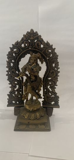 Bronze Hindu Diety - KRISHNA