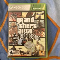 Grand Theft Auto San Andreas Xbox 360