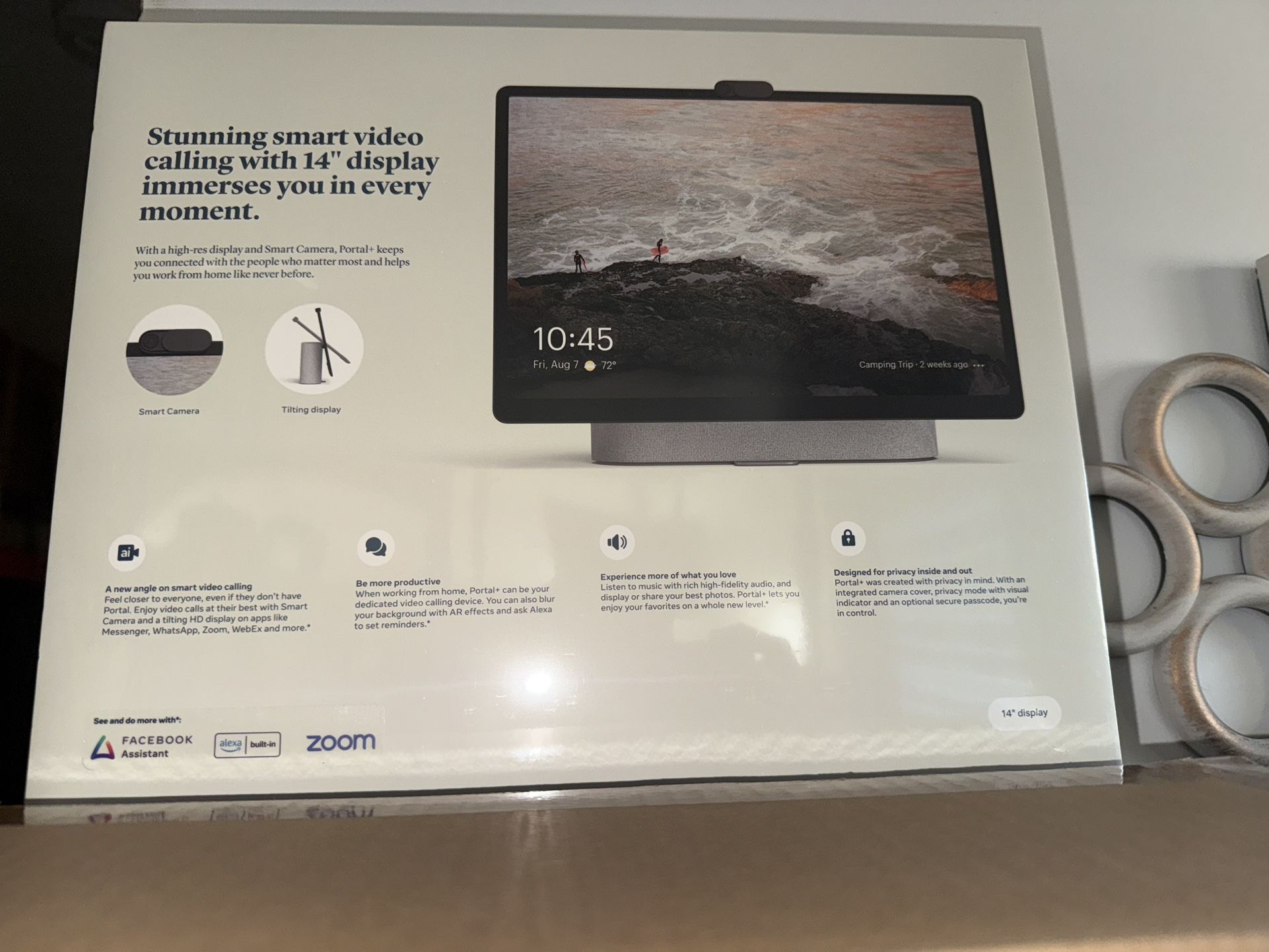 New Facebook Portal Plus 14in