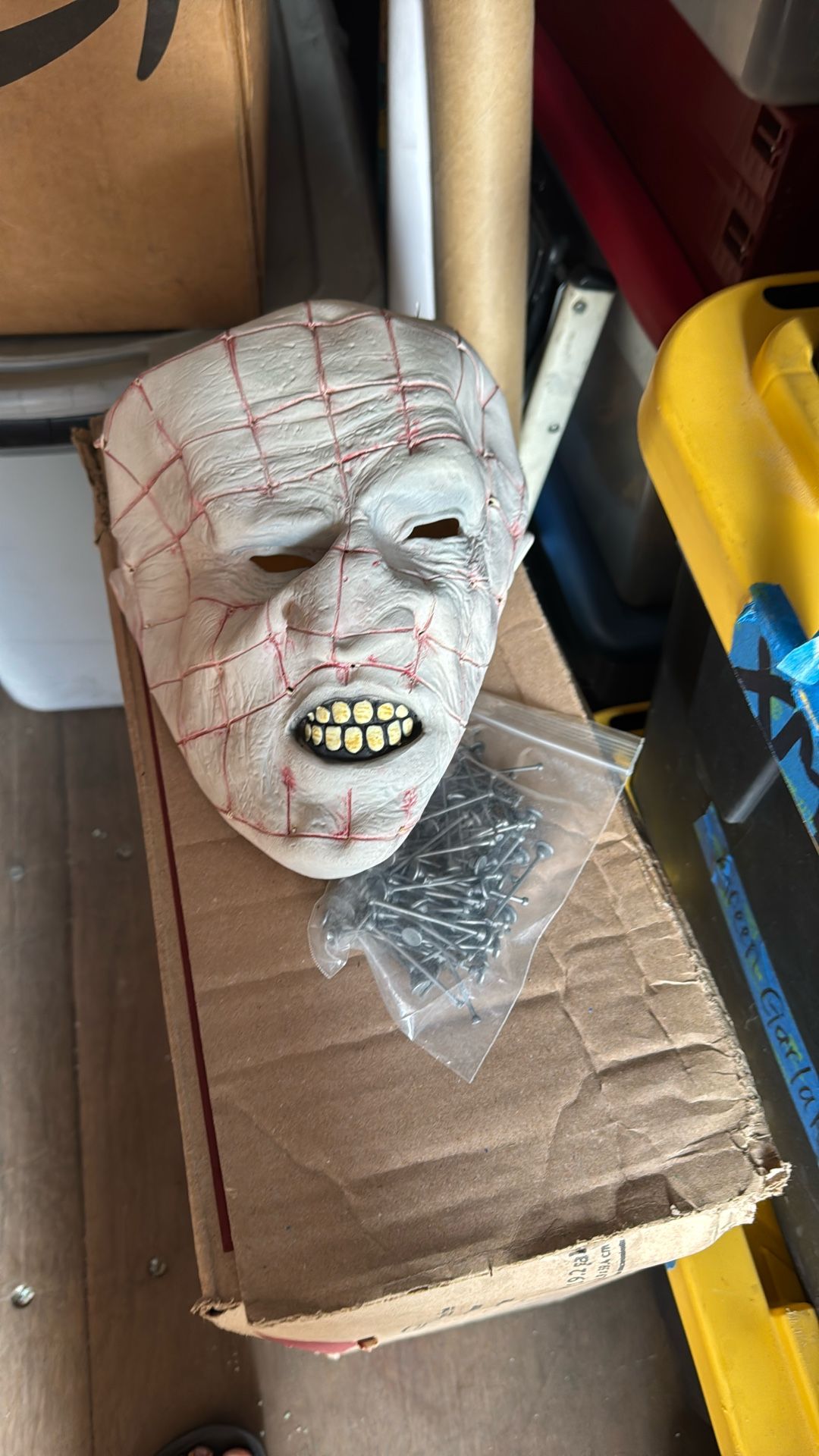 Halloween Hellraiser Mask Costume 
