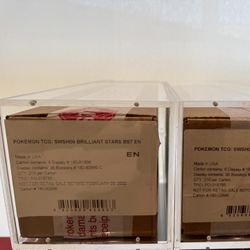 Pokemon Brilliant Stars Booster Box Case