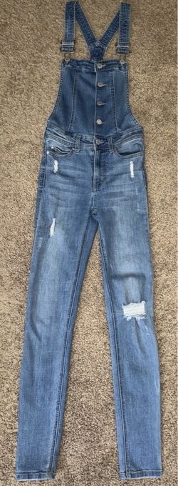 Junior’s Sky & Sparrow Bib Denim Overalls Size 0