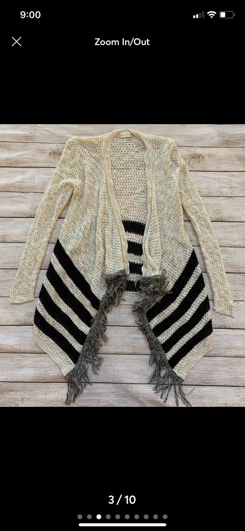 Womens Sweater Cardigan Size Medium