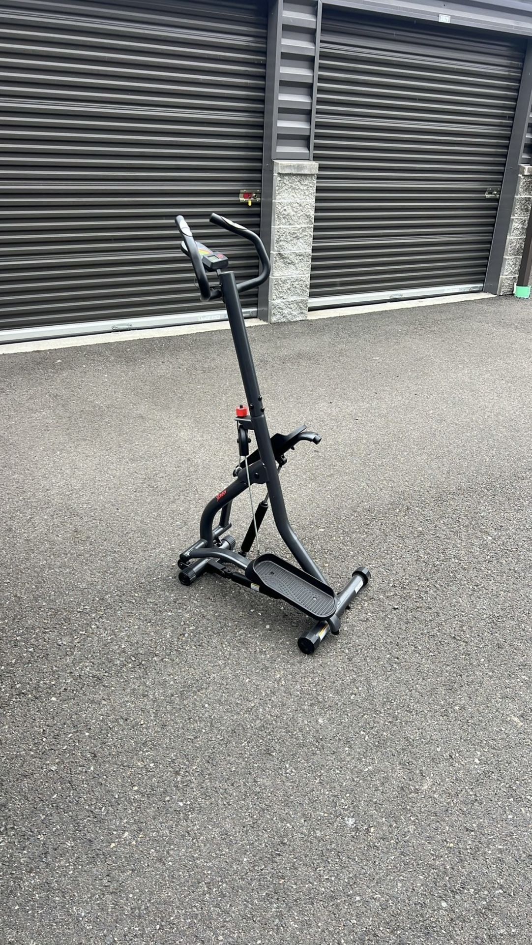 Sunny Health & Fitness Stair Stepper w/Handlebar, Extended for Legs, Core and Glute workouts