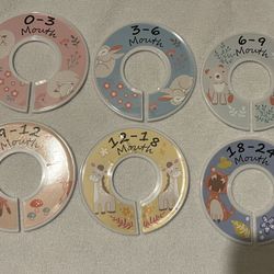 baby clothes dividers 0-24m