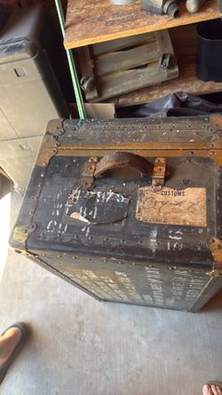Antique Military Travel Chest