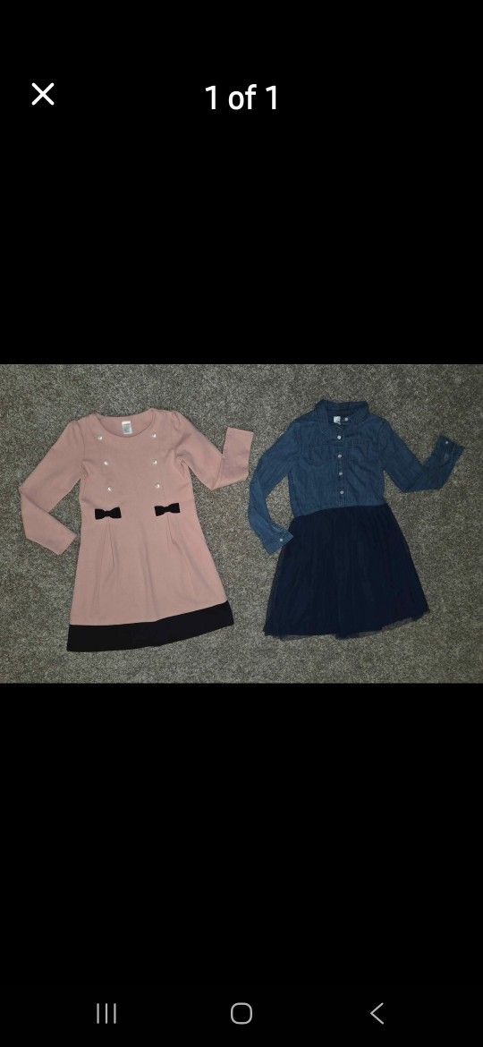 Girls Size 8 Fall/winter Dresses