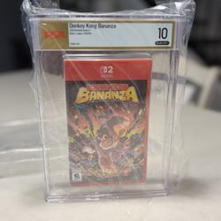 Donkey Kong Bananza - Nintendo Switch 2, PSA 10 A ++ Graded 1st Print Heavy 🚨