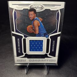 Jalen Brunson Player-worn Material #/149