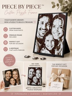 Custom Puzzled Picture with frame