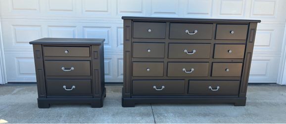 Refinished Dresser Set