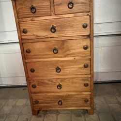 Rustic Small Dresser / Side Table   33 5 “ H.  By 20 “ W