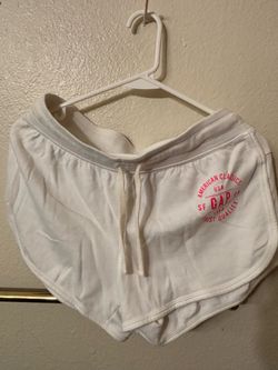 Vintage Gap white dolphin sweat shorts