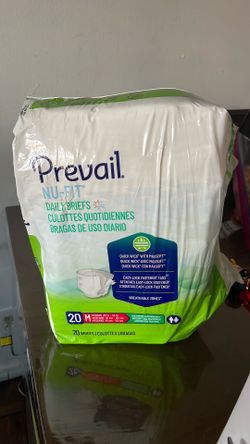 Prevail Nu-Fit Daily Briefs. Medium - 5 packs