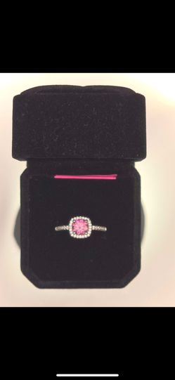 Pink Embedded Ring