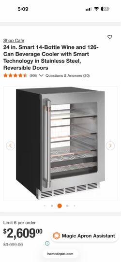 Cafe 24 in. Smart Wine and Beverage Cooler