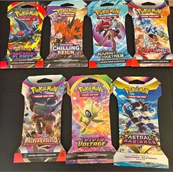 Pokémon TCG Booster Pack Lot of 7