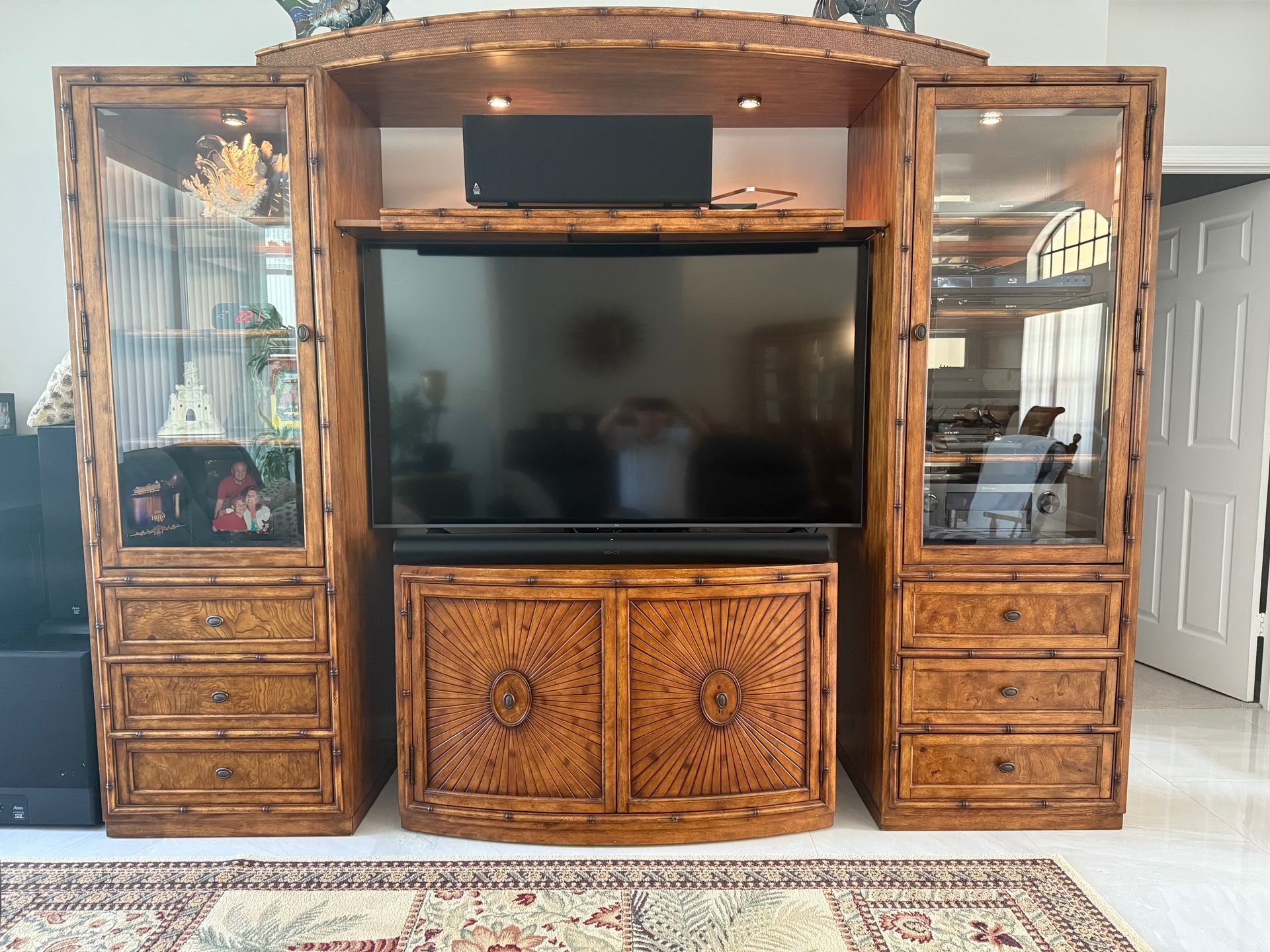 Tommy Bahama Style Wall Unit Media Center For Sale Palm Beach Gardens
