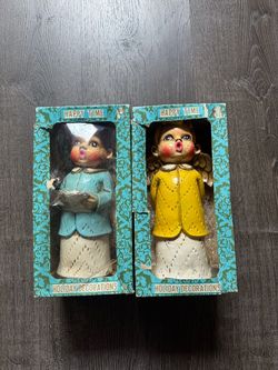 Vintage Christmas caroler figurines