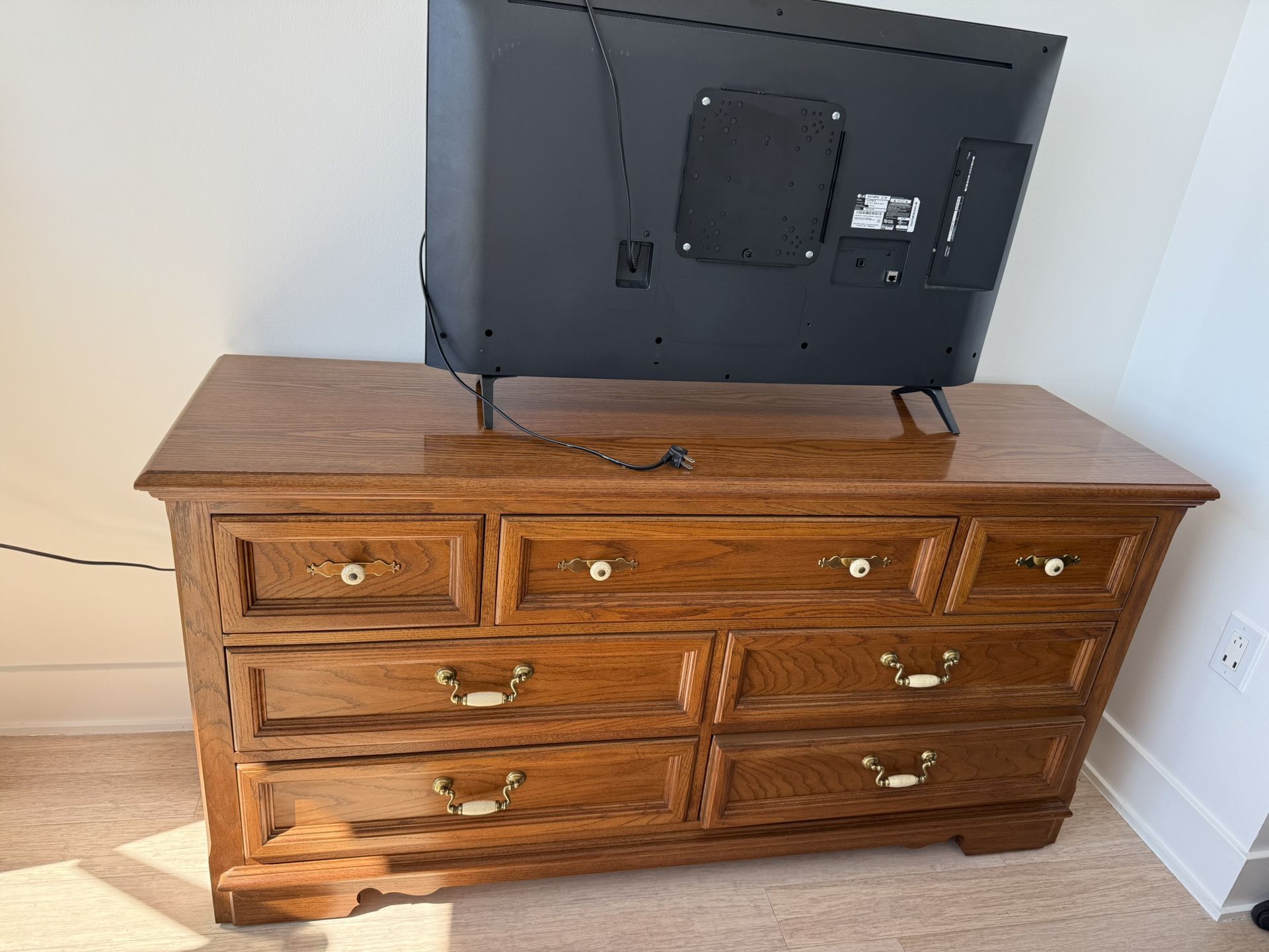 Vintage Dresser And Mirror