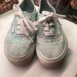 Floral Print Womens Vans (used)