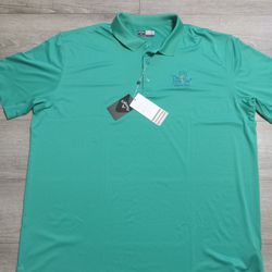 Mens Callaway Activewear Polo Shirt Size 2xl Green New With Tags 