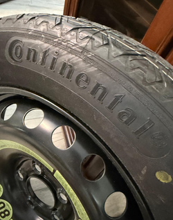 Continental Temporary Spare Tire & Wheel – 5 Lug – Like New – $80 OBO