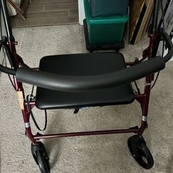 Extra Wide Roller with Brakes And A Basket Area
