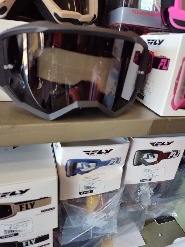 Fly Racing Black Off-road Goggles