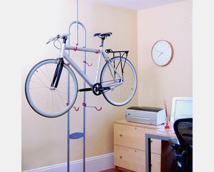 One Floor to ceiling Vertical Bike Storage