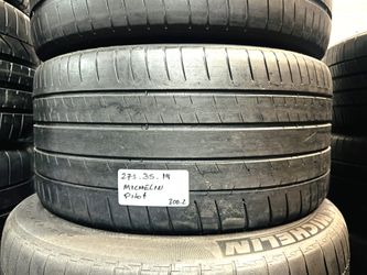 ✅ 2 Used Tires 275/35ZR19 MICHELIN PILOT SPORT 4S 275/35R19 MAX PERFORMANCE SUMMER SPORTCARS TYRES 275 35 20