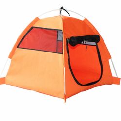 “ New”dog/cat,etc Pop Up Playhouse (sm/med Pet)orange(22” X22”x18”)
