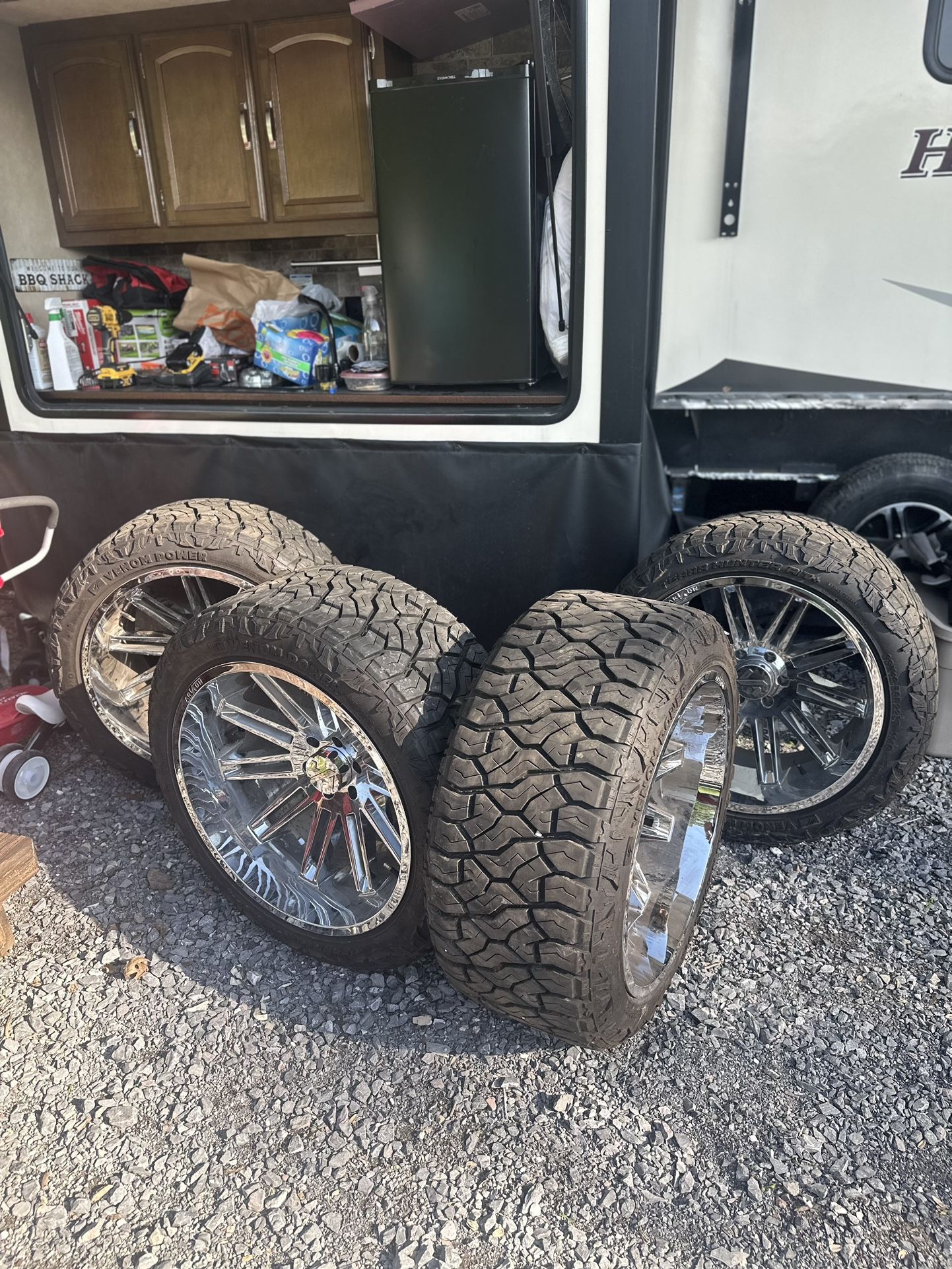 22x12 Rims With Tires