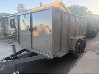 New smooth wall dump trailer 2027 ! 12 Ft
