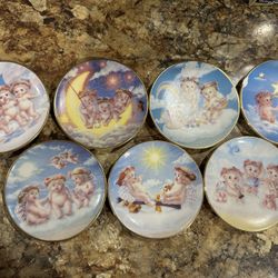 Vintage Hamilton Collection Dreamsicles Plates featuring Artwork by Kristin