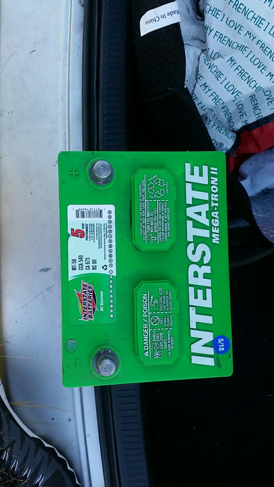 Brand new Interstate Battery