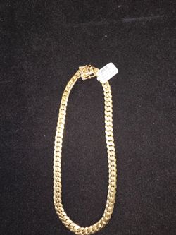 Cuban Necklace 10k grams 99.8 length 18inch